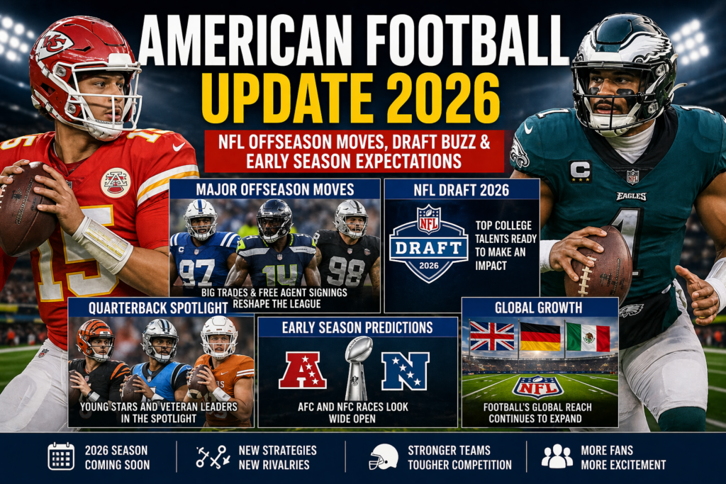 American Football Update 2026: NFL Offseason Moves, Draft Buzz & Early Season Expectations